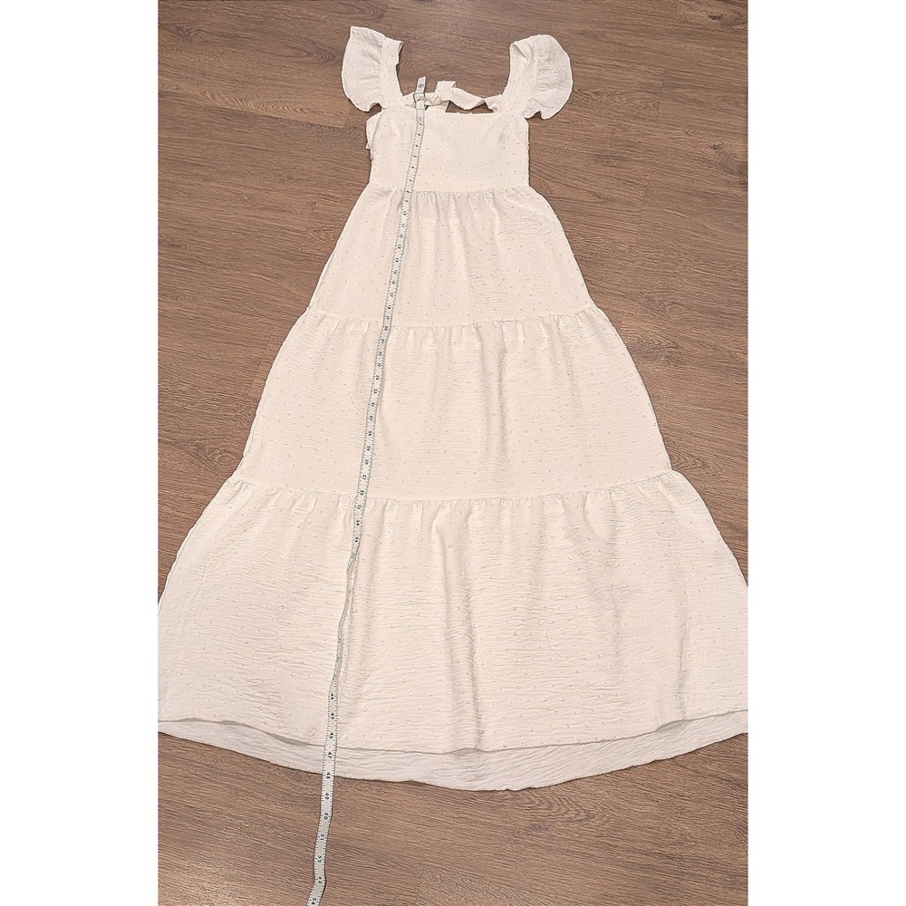 Dreamy Cottagecore Swiss Dot Maxi Dress - Picture 7 of 11